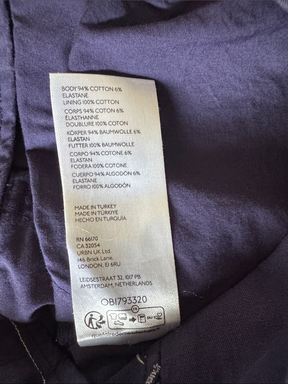 Maeve by Anthropologie Women’s Purple Cargo Pants with Contrast Stitching - Picture 9 of 13